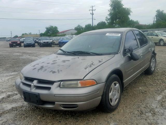 1B3EJ46X8WN257371 - 1998 DODGE STRATUS GRAY photo 2