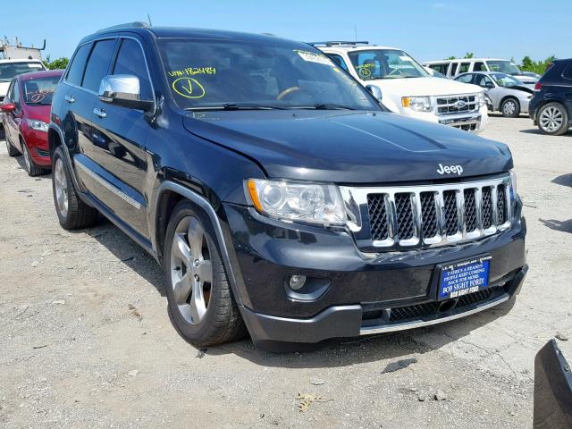 1C4RJFCT1CC182484 - 2012 JEEP GRAND CHER BLACK photo 1