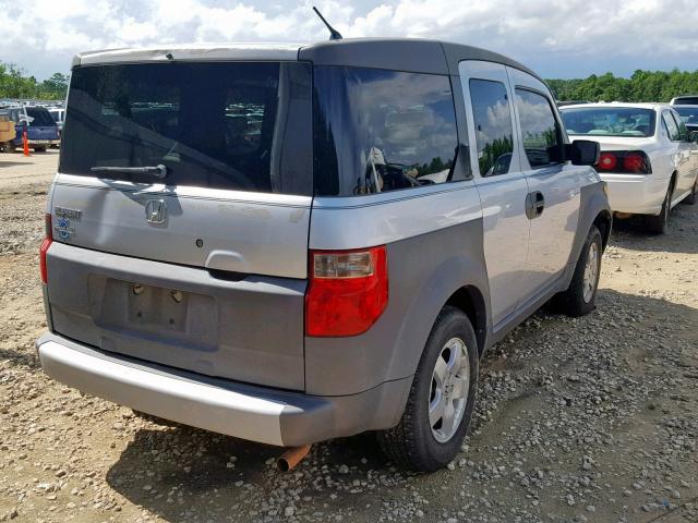 5J6YH18503L002233 - 2003 HONDA ELEMENT EX SILVER photo 4