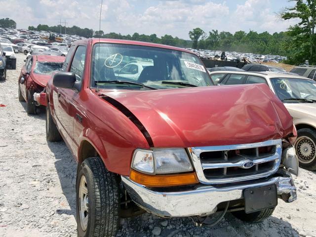 1FTYR14V8YPB57430 - 2000 FORD RANGER SUP RED photo 1