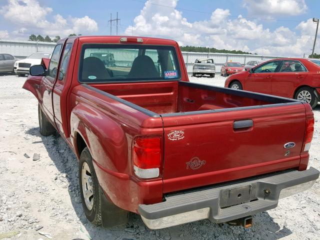 1FTYR14V8YPB57430 - 2000 FORD RANGER SUP RED photo 3