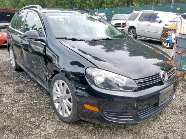 3VWPL7AJ9BM661156 - 2011 VOLKSWAGEN JETTA TDI BLACK photo 1