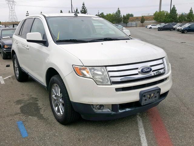 2FMDK3JC7ABA11563 - 2010 FORD EDGE SEL WHITE photo 1