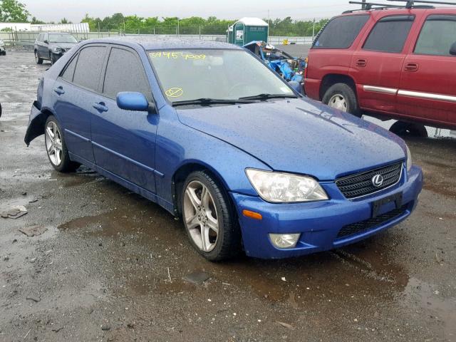 JTHBD192320041229 - 2002 LEXUS IS 300 BLUE photo 1