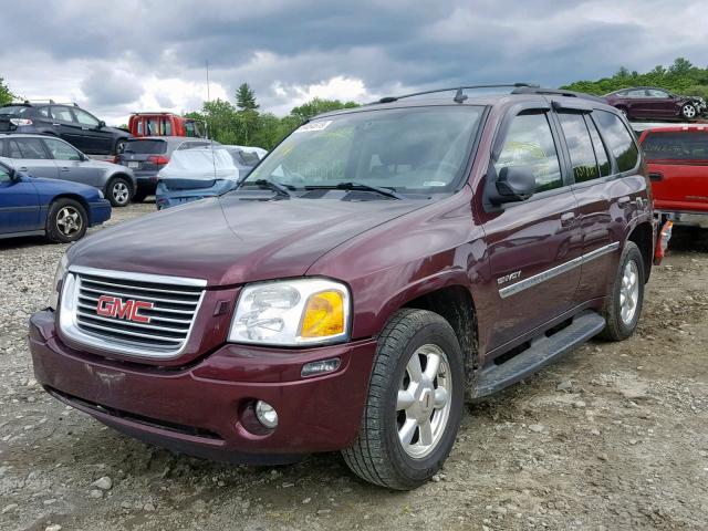 1GKDT13S762244452 - 2006 GMC ENVOY RED photo 2