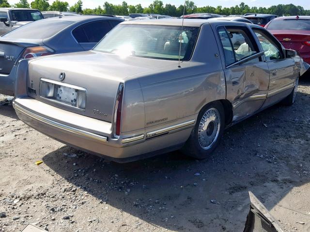 1G6KE54Y1XU796545 - 1999 CADILLAC DEVILLE DE TAN photo 4