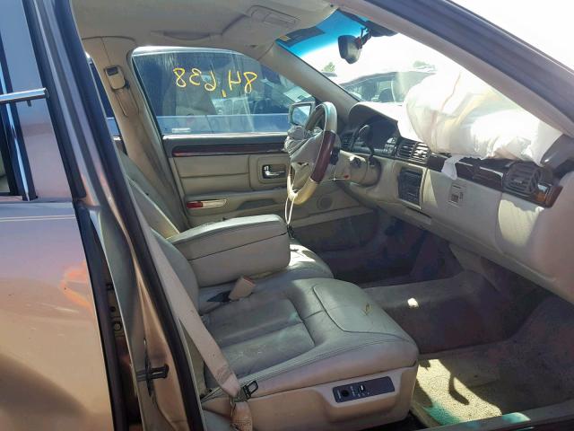 1G6KE54Y1XU796545 - 1999 CADILLAC DEVILLE DE TAN photo 5