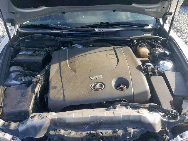 JTHBK262785073709 - 2008 LEXUS IS 250 GRAY photo 7