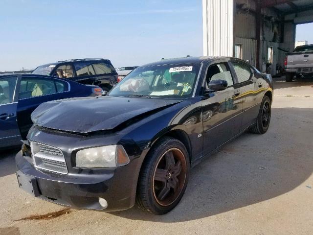 2B3CA9CV4AH317719 - 2010 DODGE CHARGER RA BLACK photo 2