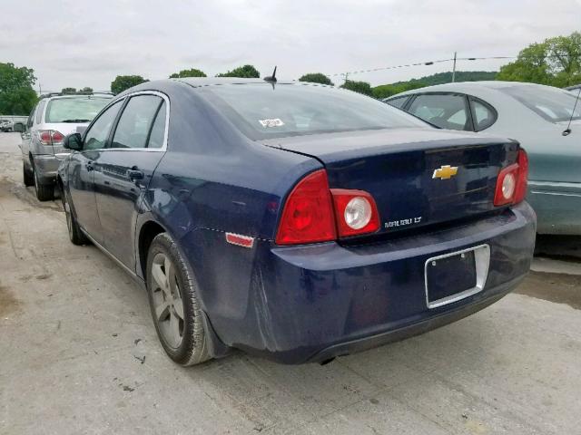 1G1ZC5E14BF152899 - 2011 CHEVROLET MALIBU 1LT ლურჯი ფოტო 3