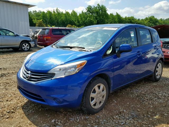 3N1CE2CP6EL418627 - 2014 NISSAN VERSA NOTE BLUE photo 2