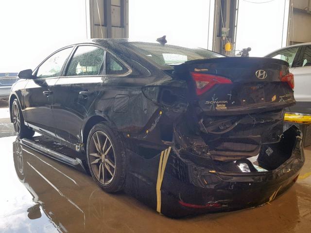 5NPE34AB5HH564570 - 2017 HYUNDAI SONATA SPO BLACK photo 3