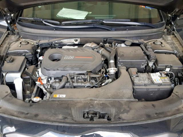 5NPE34AB5HH564570 - 2017 HYUNDAI SONATA SPO BLACK photo 7