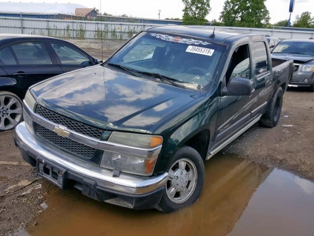 1GCCS136448112661 - 2004 CHEVROLET COLORADO GREEN photo 2