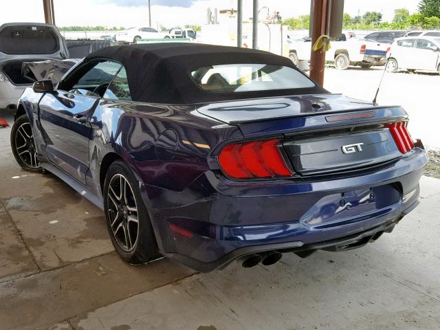 1FATP8FF8J5115359 - 2018 FORD MUSTANG GT BLUE photo 3