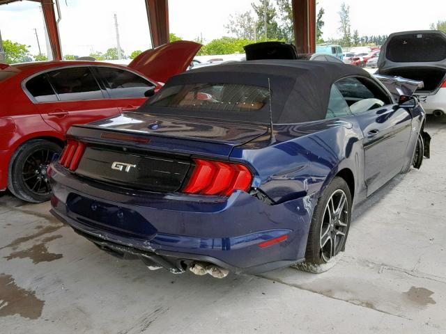 1FATP8FF8J5115359 - 2018 FORD MUSTANG GT BLUE photo 4