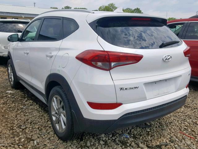 KM8J3CA44JU622671 - 2018 HYUNDAI TUCSON SEL WHITE photo 3