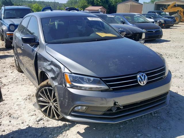 3VWD17AJ2GM302456 - 2016 VOLKSWAGEN JETTA SPOR GRAY photo 1