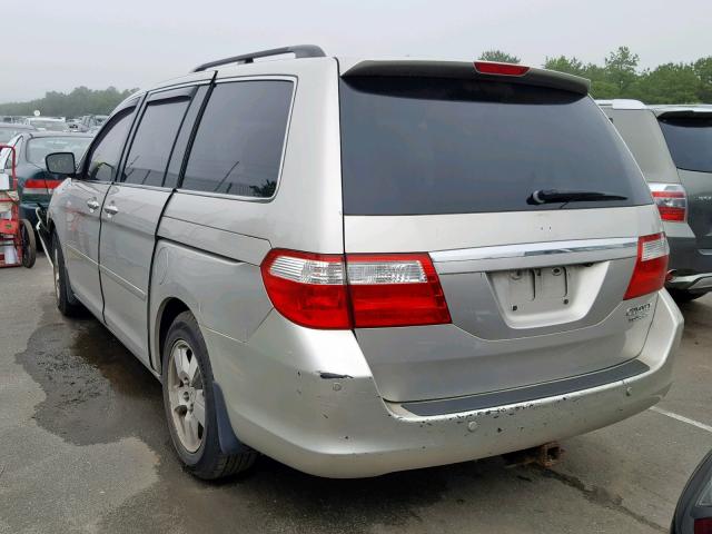 5FNRL38855B041775 - 2005 HONDA ODYSSEY TO GRAY photo 3