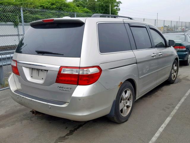 5FNRL38855B041775 - 2005 HONDA ODYSSEY TO GRAY photo 4