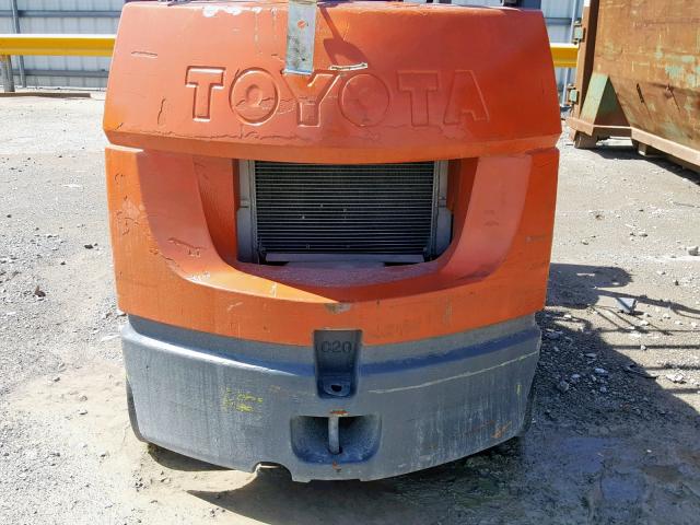 87840 - 2004 TOYOTA FORKLIFT ORANGE photo 7