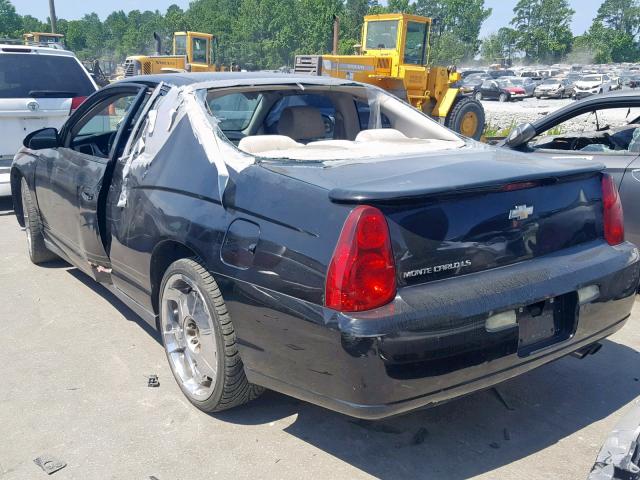 2G1WJ15K069164606 - 2006 CHEVROLET MONTE CARL 黑色 照片 3