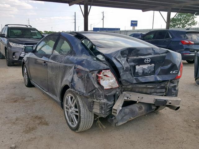 JTKDE177260092581 - 2006 TOYOTA SCION TC BLACK photo 3