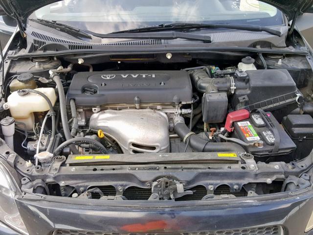 JTKDE177260092581 - 2006 TOYOTA SCION TC BLACK photo 7