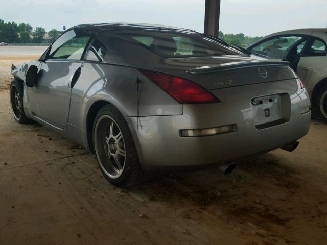 JN1AZ34E33T014952 - 2003 NISSAN 350Z COUPE GRAY photo 3