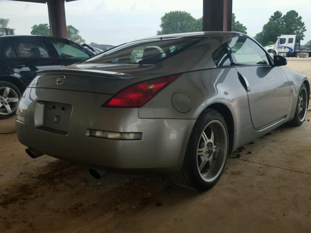 JN1AZ34E33T014952 - 2003 NISSAN 350Z COUPE GRAY photo 4