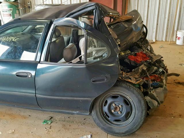 1Y1SK5265VZ439887 - 1997 GEO PRIZM BASE GREEN photo 9