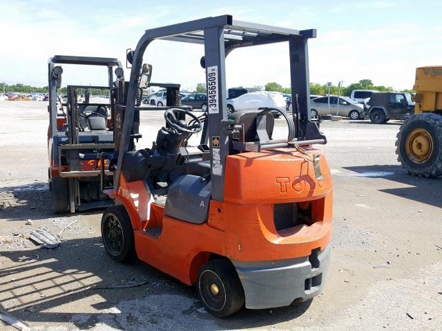 86581 - 2004 TOYOTA FORKLIFT ORANGE photo 3