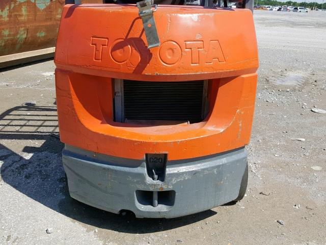 86581 - 2004 TOYOTA FORKLIFT ORANGE photo 7