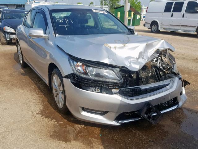 1HGCR3F83DA047722 - 2013 HONDA ACCORD EXL SILVER photo 1