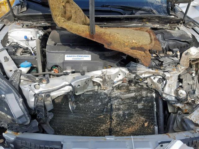 1HGCR3F83DA047722 - 2013 HONDA ACCORD EXL SILVER photo 7