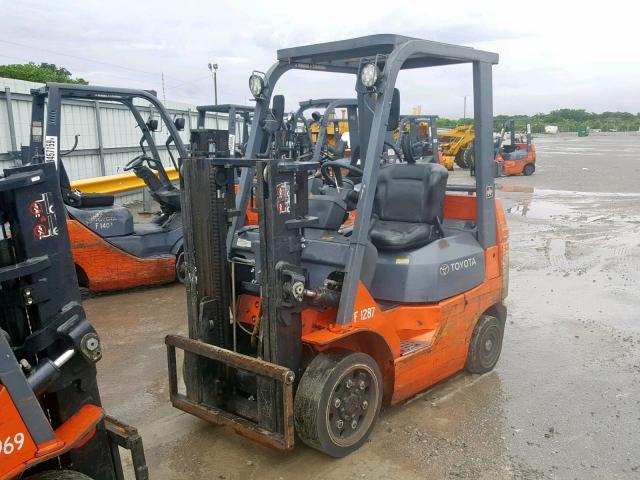 99706 - 2007 TOYOTA FORKLIFT ORANGE photo 2