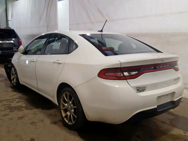 1C3CDFBB7FD120452 - 2015 DODGE DART SXT WHITE photo 3