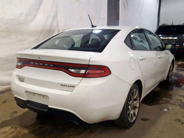 1C3CDFBB7FD120452 - 2015 DODGE DART SXT WHITE photo 4