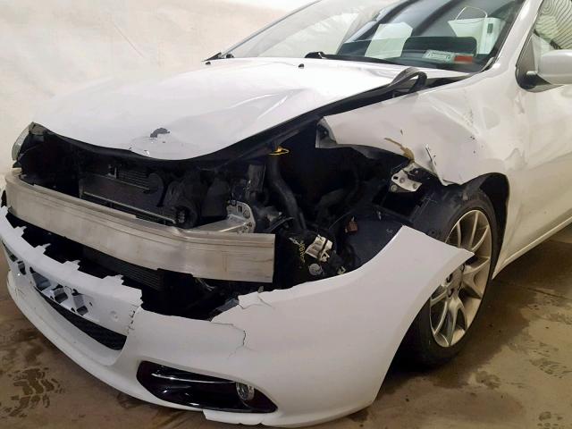 1C3CDFBB7FD120452 - 2015 DODGE DART SXT WHITE photo 9