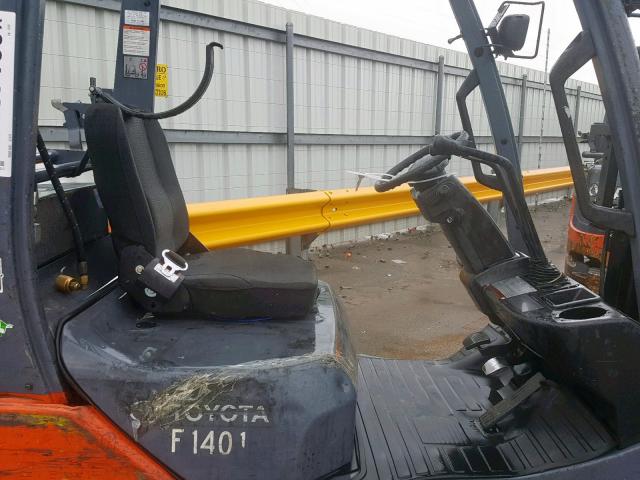 43258 - 2013 TOYOTA FORKLIFT ORANGE photo 5