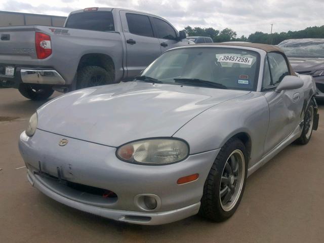 JM1NB353XY0153260 - 2000 MAZDA MX-5 MIATA SILVER photo 2