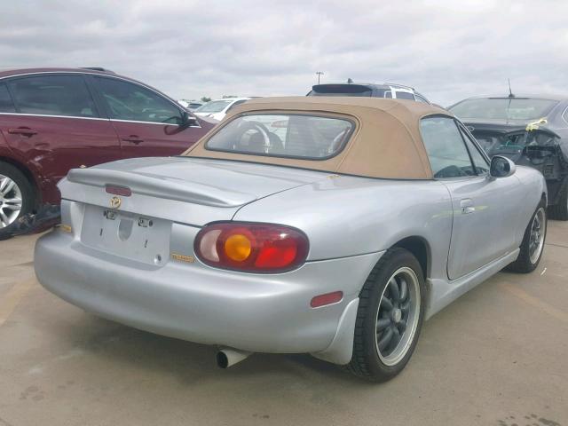 JM1NB353XY0153260 - 2000 MAZDA MX-5 MIATA SILVER photo 4