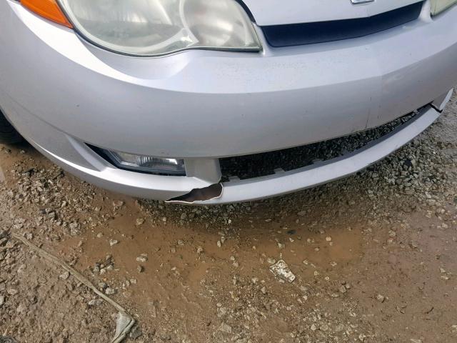 1G8AW12F64Z134744 - 2004 SATURN ION LEVEL SILVER photo 9