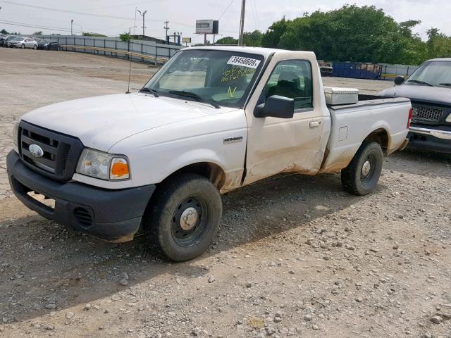 1FTYR10D48PA37007 - 2008 FORD RANGER WHITE photo 2