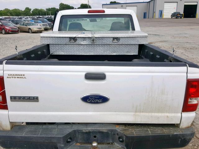 1FTYR10D48PA37007 - 2008 FORD RANGER WHITE photo 6