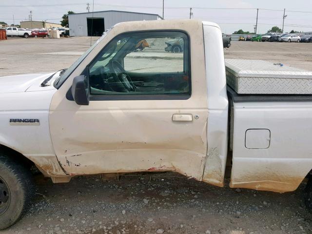 1FTYR10D48PA37007 - 2008 FORD RANGER WHITE photo 9