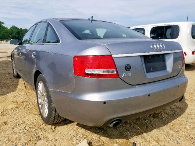 WAUDH74F97N087554 - 2007 AUDI A6 3.2 QUA SILVER photo 3