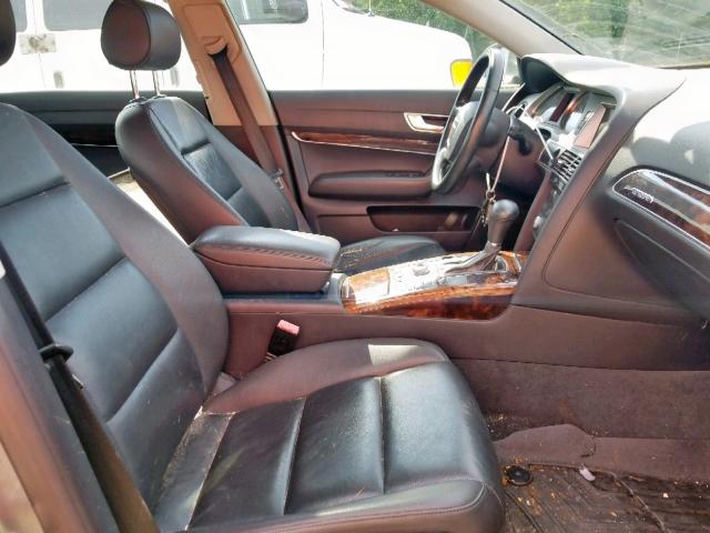 WAUDH74F97N087554 - 2007 AUDI A6 3.2 QUA SILVER photo 5