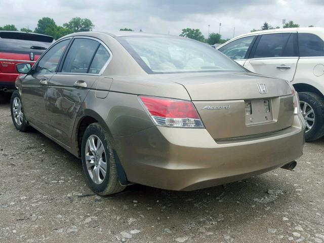 1HGCP26428A060982 - 2008 HONDA ACCORD LXP TAN photo 3