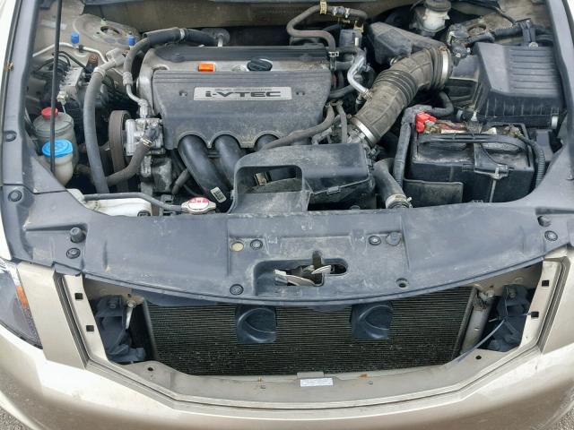 1HGCP26428A060982 - 2008 HONDA ACCORD LXP TAN photo 7